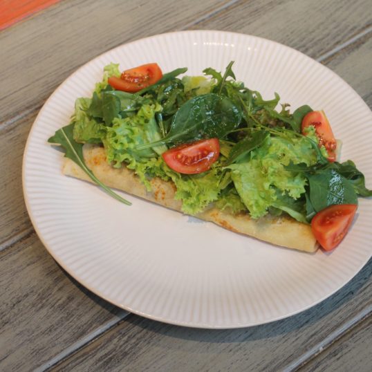 Млинець з шинкою та грибами